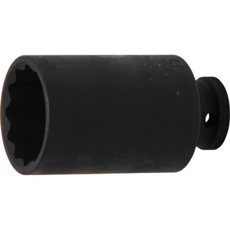 BGS Kraft-Steckschlüssel-Einsatz Zwölfkant Antrieb Innenvierkant 12,5 mm (1/2&quot) SW 35 mm - 5341