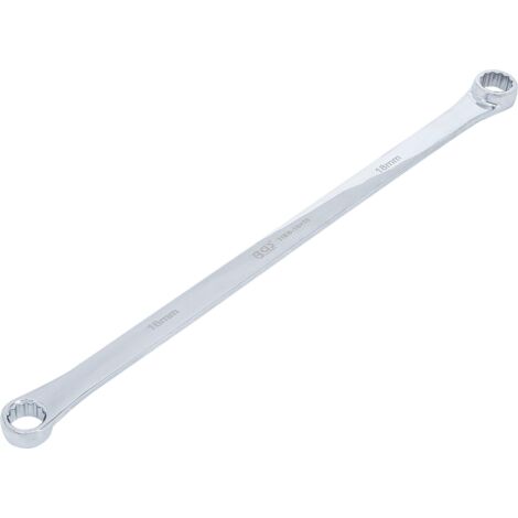 BGS Llave de estrella doble  extra plana  16 x 18 mm