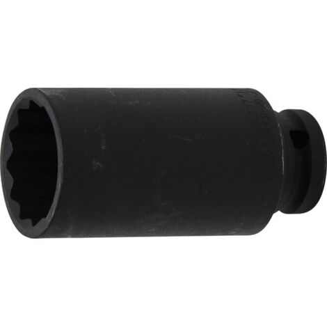 BGS Llave de impacto de 12 puntas accionamiento cuadrado interior 12,5 mm (1/2") SW 30 mm - 5337