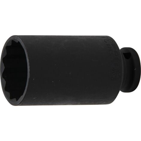 BGS Llave de vaso de impacto doce caras Cuadradillo interior 12,5 mm (1/2") Ancho de llave 34 mm - 5340