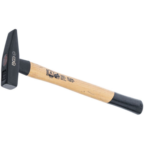 BGS MARTEAU, 200 G, DIN 1041, MANCHE DE HICKORY, 1 PIÈCE, 52302