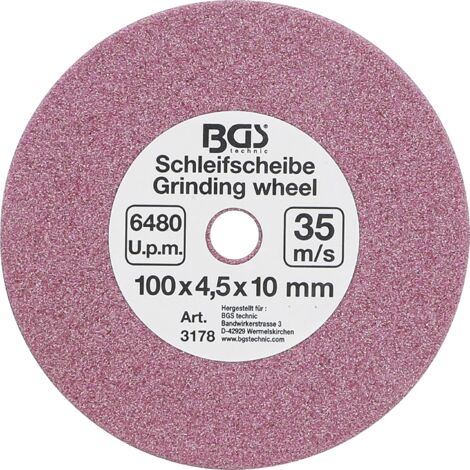 BGS - Mola per affilatura catena motosega, 100 x 4,5 x 10 mm