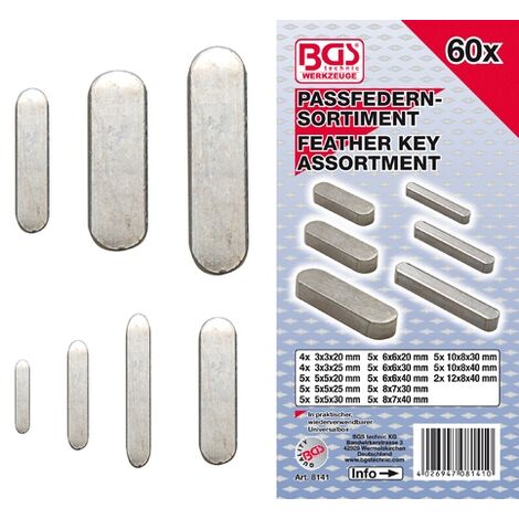 BGS PLUMES DE PASSE ASSORTIMENT 60 PIÈCES, BGS 8141