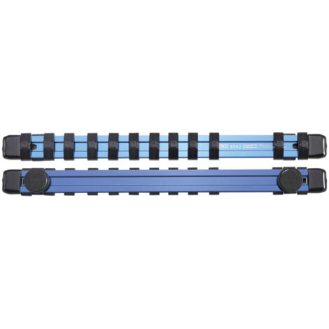 BGS Rail de support pour 12 douilles de clé à douille aimanté pour 6,3 mm (1/4")