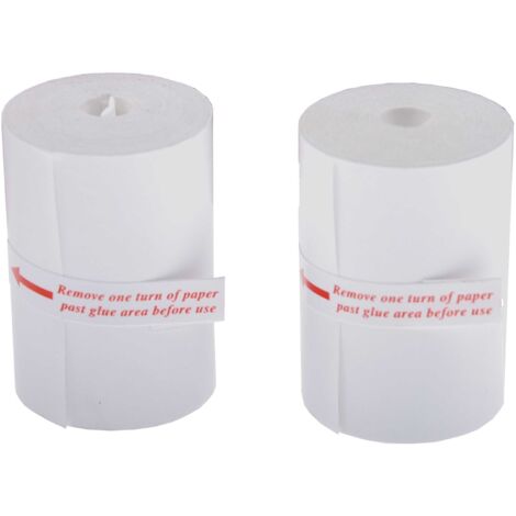 BGS Rouleaux de papier de rechange pour imprimante 2pcs - 2196-ROLLE