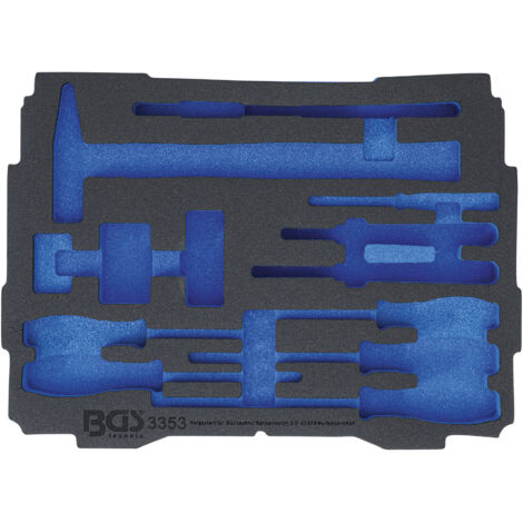 BGS Schaumeinlage für Art. BOXSYS1 &amp 2 leer für Art. 3353 - 3353-1