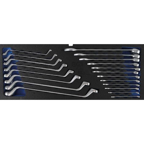 BGS Schaumeinlage pour Art. 3312: Jeu de clés polygonales doubles et clés mixtes 20 pcs. - 3342