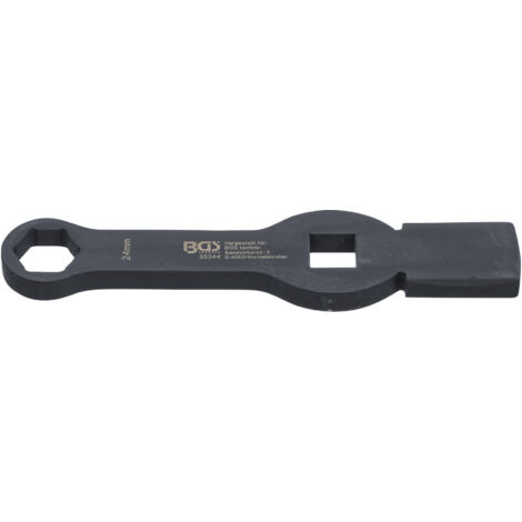 BGS Schlag-Ringschlüssel Sechskant mit 2 Schlagflächen SW 24 mm - 35344