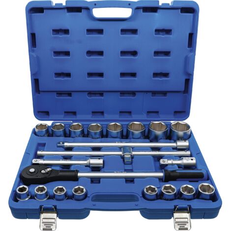BGS Set di bussole 21 pezzi blu acciaio