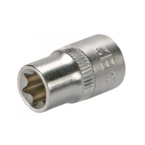 BGS Steckschlüssel-Einsatz E-Profil Antrieb Innenvierkant 10 mm (3/8&quot) SW E12 - 6412