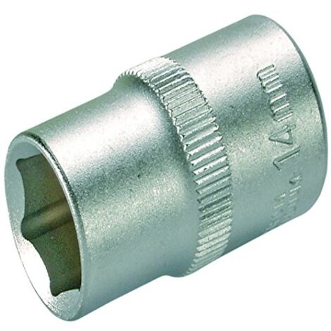 BGS Steckschlüssel-Einsatz Sechskant Antrieb Innenvierkant 10 mm (3/8") SW 14 mm - 10614