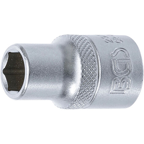 BGS Steckschlüssel-Einsatz Sechskant Antrieb Innenvierkant 12,5 mm (1/2") SW 11 mm - 2911