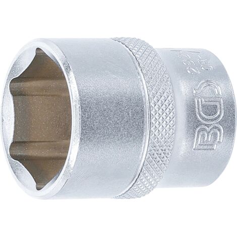 BGS Steckschlüssel-Einsatz Sechskant Antrieb Innenvierkant 12,5 mm (1/2&quot) SW 24 mm - 2924