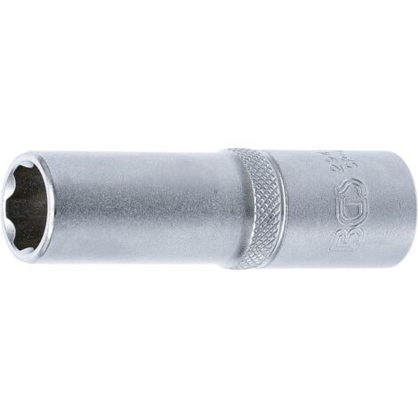 BGS Steckschlüssel-Einsatz Super Lock tief Antrieb Innenvierkant 12,5 mm (1/2&quot) SW 14 mm - 2944
