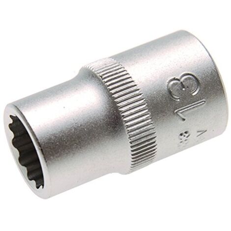 BGS Steckschlüssel-Einsatz Zwölfkant Antrieb Innenvierkant 12,5 mm (1/2") SW 13 mm - 10633