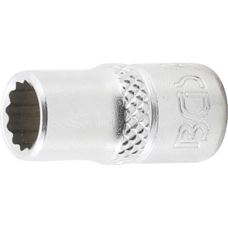 BGS Steckschlüssel-Einsatz Zwölfkant Antrieb Innenvierkant 6,3 mm (1/4") SW 9/32" - 10874