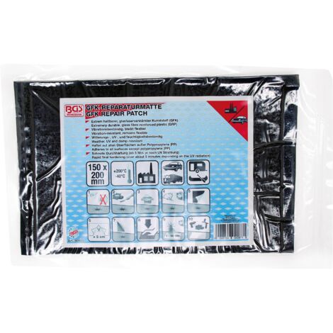 BGS Tapis de réparation GFK 150 x 220 mm