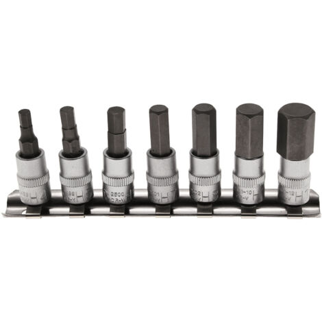 BGS TECHNIC 1/4 QUADRATO CHIAVI ESAGONALI CROMO VANADIO