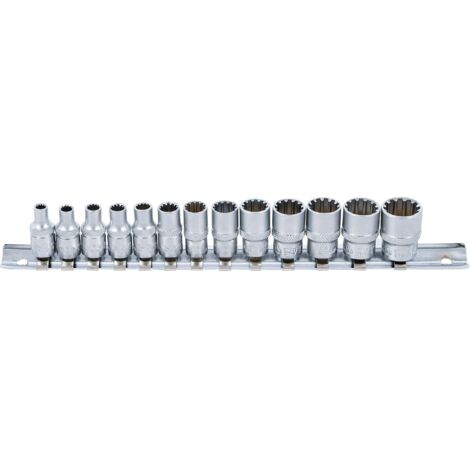 BGS TECHNIC 2150 JEU DE 13 DOUILLES 12 PANS 4 AU 14 MM