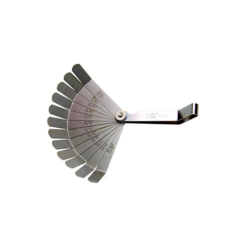 Bgs Technic - 3184 12 lames de precision coudees en pouce