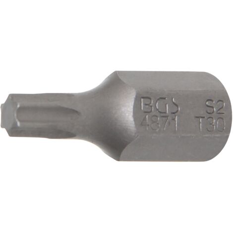 BGS TECHNIC 4871 DOUILLE T30- 30 MM - HEX 3/8 10MM