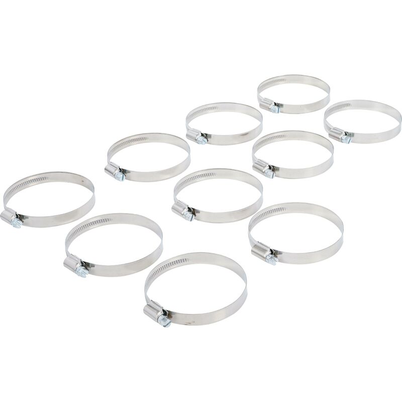

Abrazaderas de manguera | inoxidable | 60 x 80 mm | 10 piezas - Bgs Technic