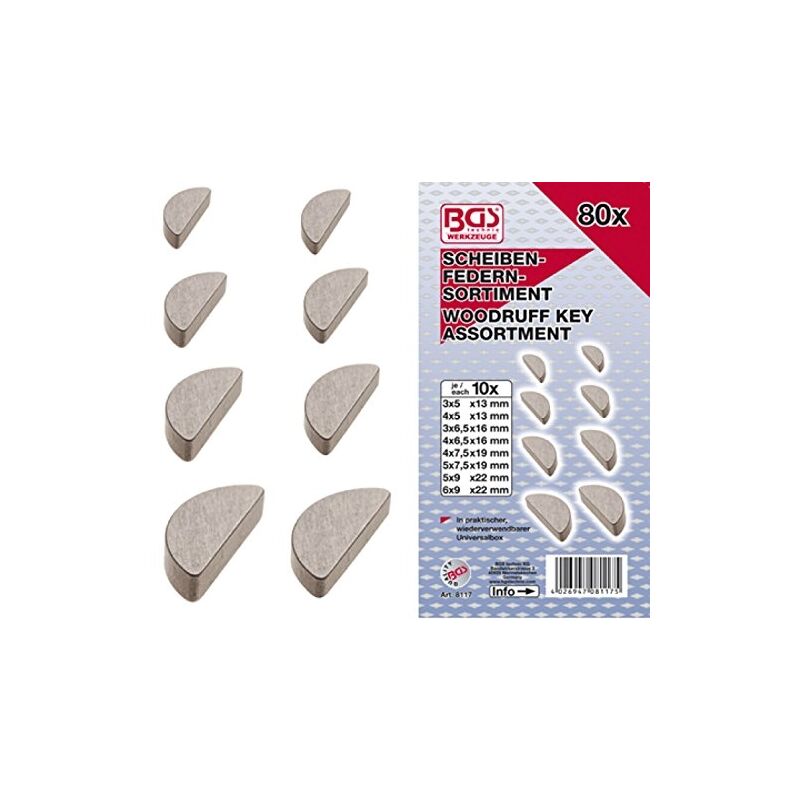 Bgs Technic - coins de printemps assortiment, 80 pcs.