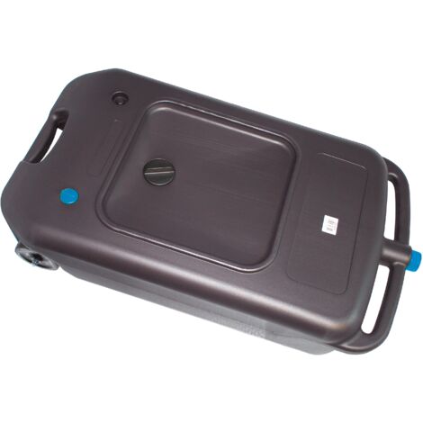 Bgs Technic – Bidon de collecte d’huile 40L avec bec verseur mobile – Pour huiles moteur et réfrigérants – Roues pour transport facile