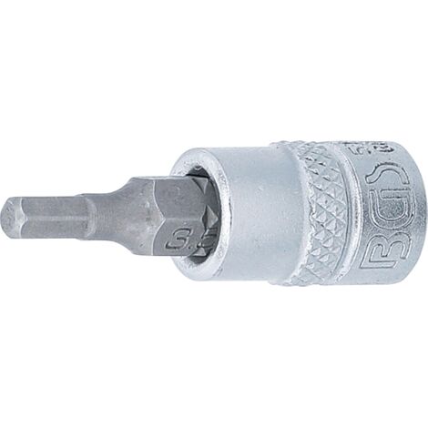 BGS TECHNIC bit socket - 6,3 mm - Presa esagonale 3,5 mm - 5155
