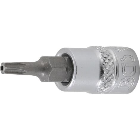 BGS TECHNIC bit socket - 6,3 mm - Torx con foro T15 - 2358