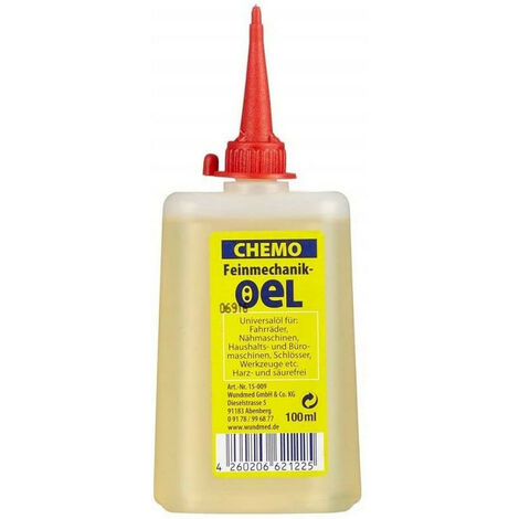 Bgs Technic – Burette flacon huile 100 ml – Lubrifiant pour machines à coudre – Graissage serrures et charnières – Réduit friction et usure
