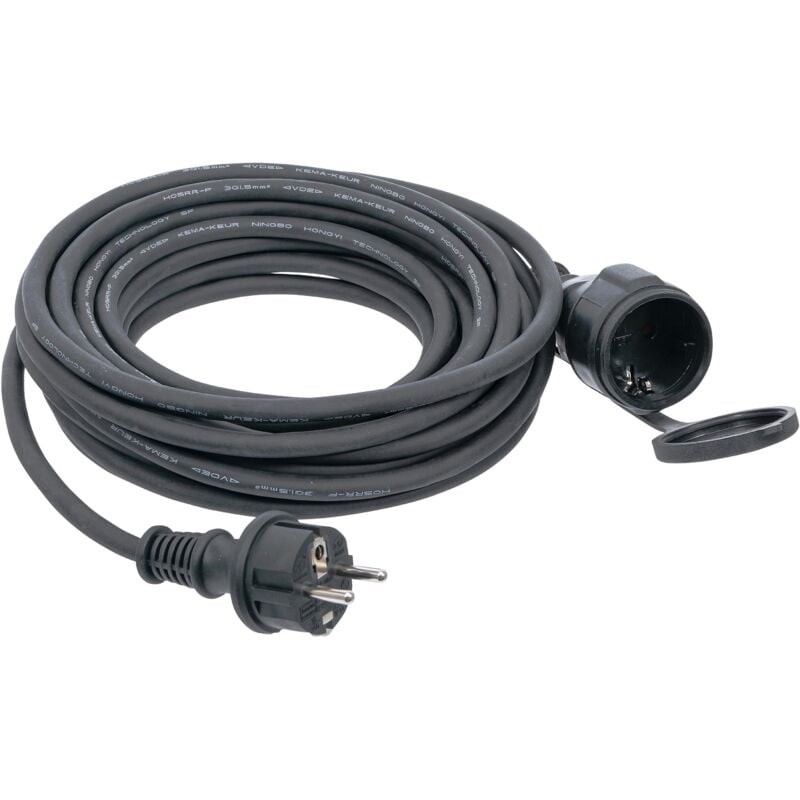 Câble de rallonge 20 m 3 x 1,5 mm² ip 44