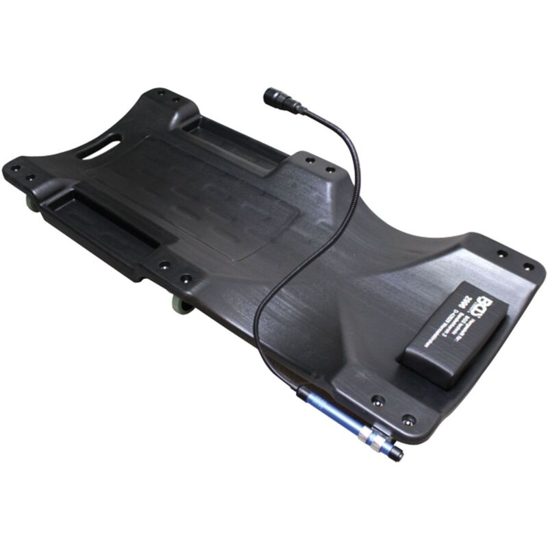 Bgs Technic - bgs Planche à roulettes d'atelier avec lampe de travail 1030 x 500 mm - 2996