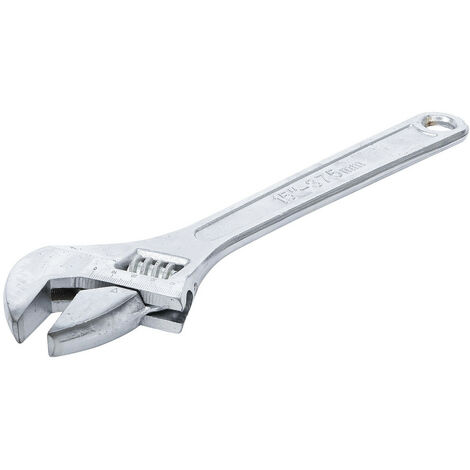 Bgs Technic – Clé à molette 15 pouces 375 mm – Ouverture des mâchoires 40 mm – Traitement chromé poli – Pour serrage précis et efficace