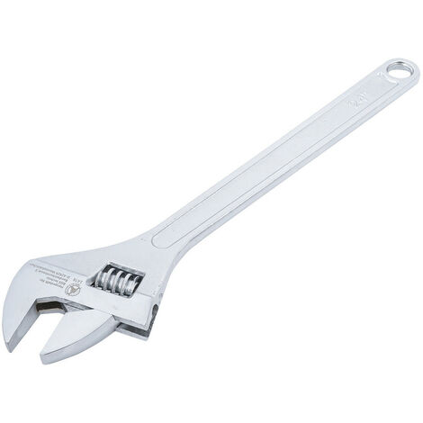 Bgs Technic – Clé à molette 24 pouces – Ouverture 62 mm – Longueur 600 mm – Traitement chromé poli pour usage intensif
