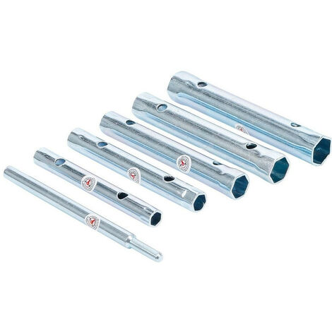 Bgs Technic – Clé à tube pour mitigeurs et robinets – Acier chromé – Dimensions 8 à 17mm – Poignée amovible pour accès dans espaces restreints