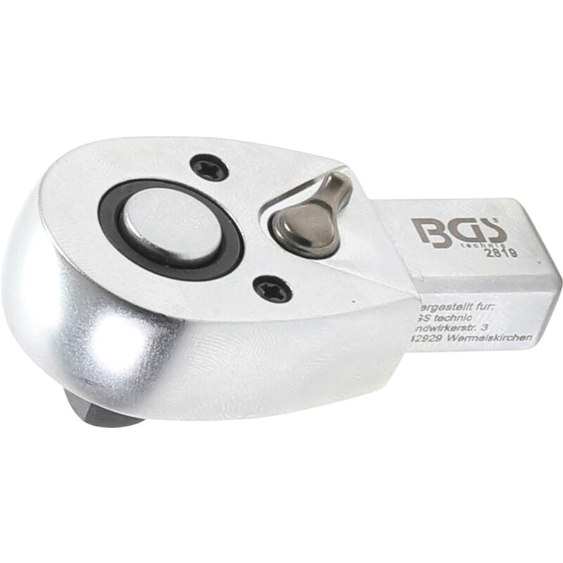 Bgs Technic - cliquet réversible enfichable 6,3 mm (1/4'') empreinte 9 x 12 mm bgs 2819