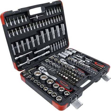 Bgs Technic – Coffret cliquet et douilles 172 pièces – Douilles de 10 à 32 mm – Embouts et rallonges inclus – Pour travaux mécaniques avancés