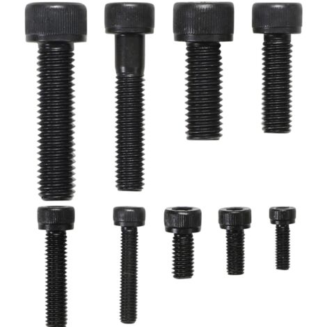 Bgs Technic – Vis à tête cylindrique creuse 6 pans – Coffret de 106 pièces – 25 vis M4/M5 12mm – 20 vis M5 25mm – 10 vis M6 12/25mm – 5 vis M8 25/40mm – 3 vis M10 25/40mm