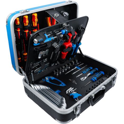 Bgs Technic – Coffret d'outils froid/climatisation 86 pièces – Mallette en plastique ABS renforcé – Outils pour réfrigération – 15504