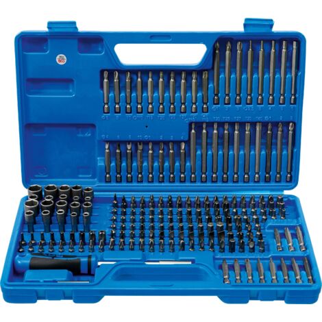 Bgs Technic – Coffret multi-outils 208 pièces – Embouts de sécurité universels pour foreuse – En acier chromé vanadium – Entraînement hexagonal 6,3 mm