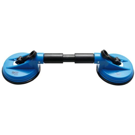 Bgs Technic – Double ventouse articulée 390 mm – Diamètre ventouses 120 mm – Capacité de charge 60 kg – Pour pose pare-brise et manutention vitres