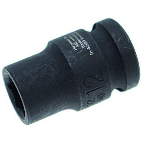 BGS TECHNIC - DOUILLE À CHOC 12 MM 1/2'' COURTE HEXAGONALE
