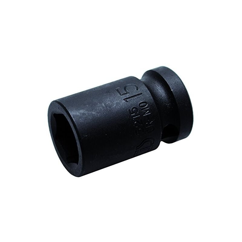 Douille à choc 15MM 1/2'' courte hexagonale - Bgs Technic