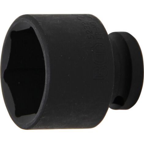 BGS TECHNIC - DOUILLE À CHOC 32 MM 1/2'' COURTE HEXAGONALE