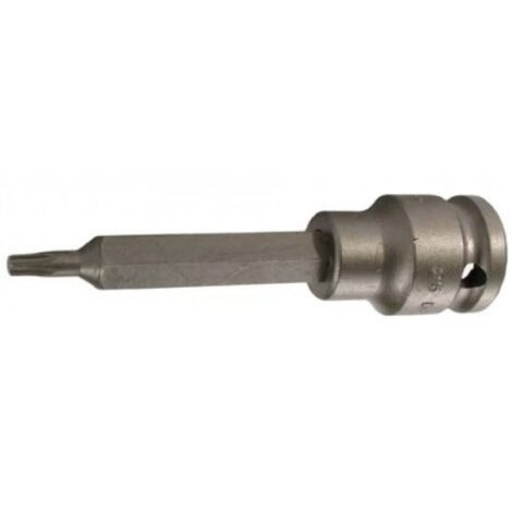 BGS TECHNIC - DOUILLE À CHOC TORX T-STAR MÂLE T25 X 100 MM 1/2''