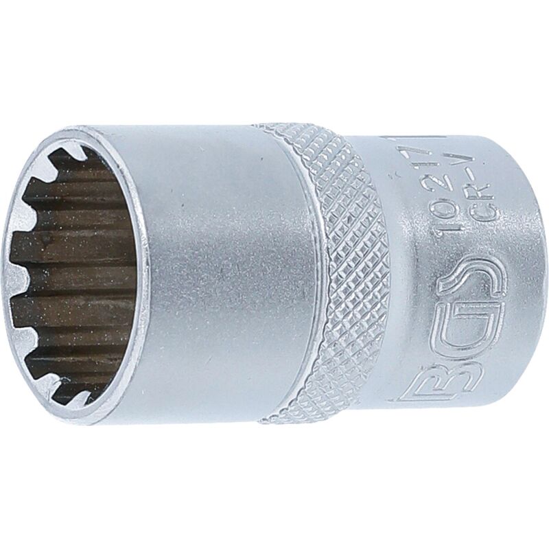Socket-point socket «lock gear'', 12,5 (1/2), 17 mm