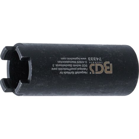 Bgs Technic – Douille pour injecteurs diesel 22mm – Profil 4 dents pour Mercedes-Benz, Scania, MAN – Outil du mécanicien professionnel