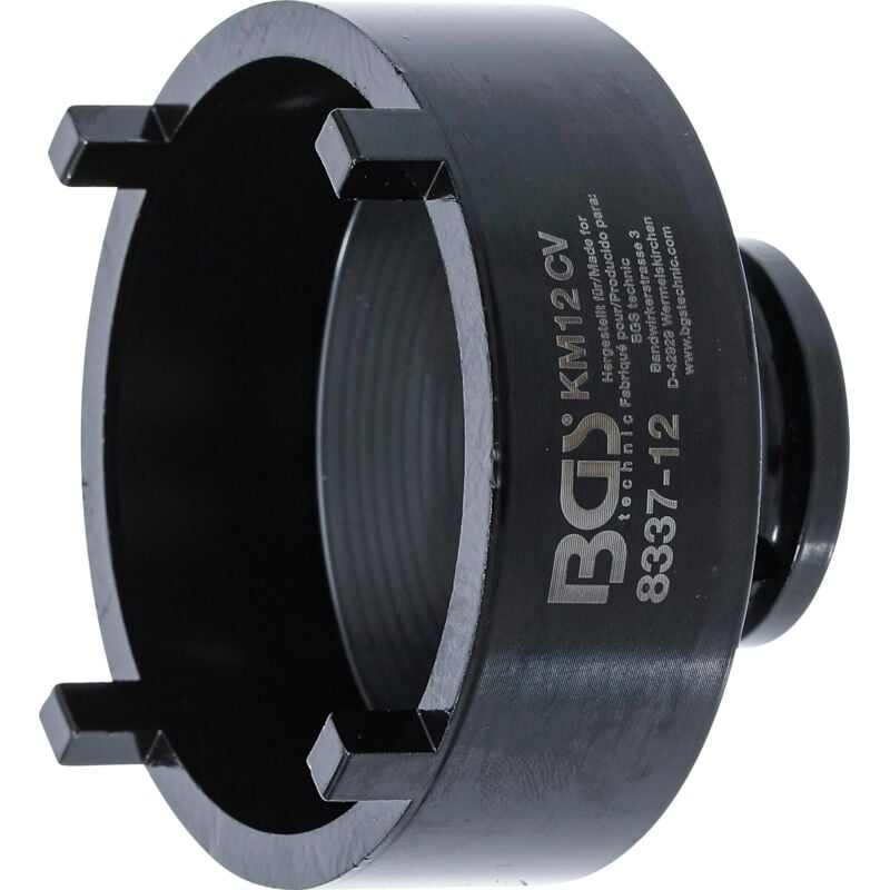 Douilles à ergots avec dent extérieure KM12