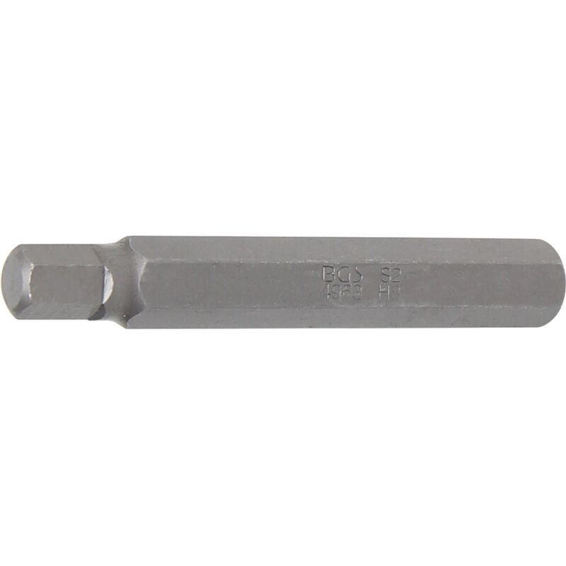 Bgs Technic - intérieur 6-KANT bit 75 mm de long, 8, 10 mm (3/8)